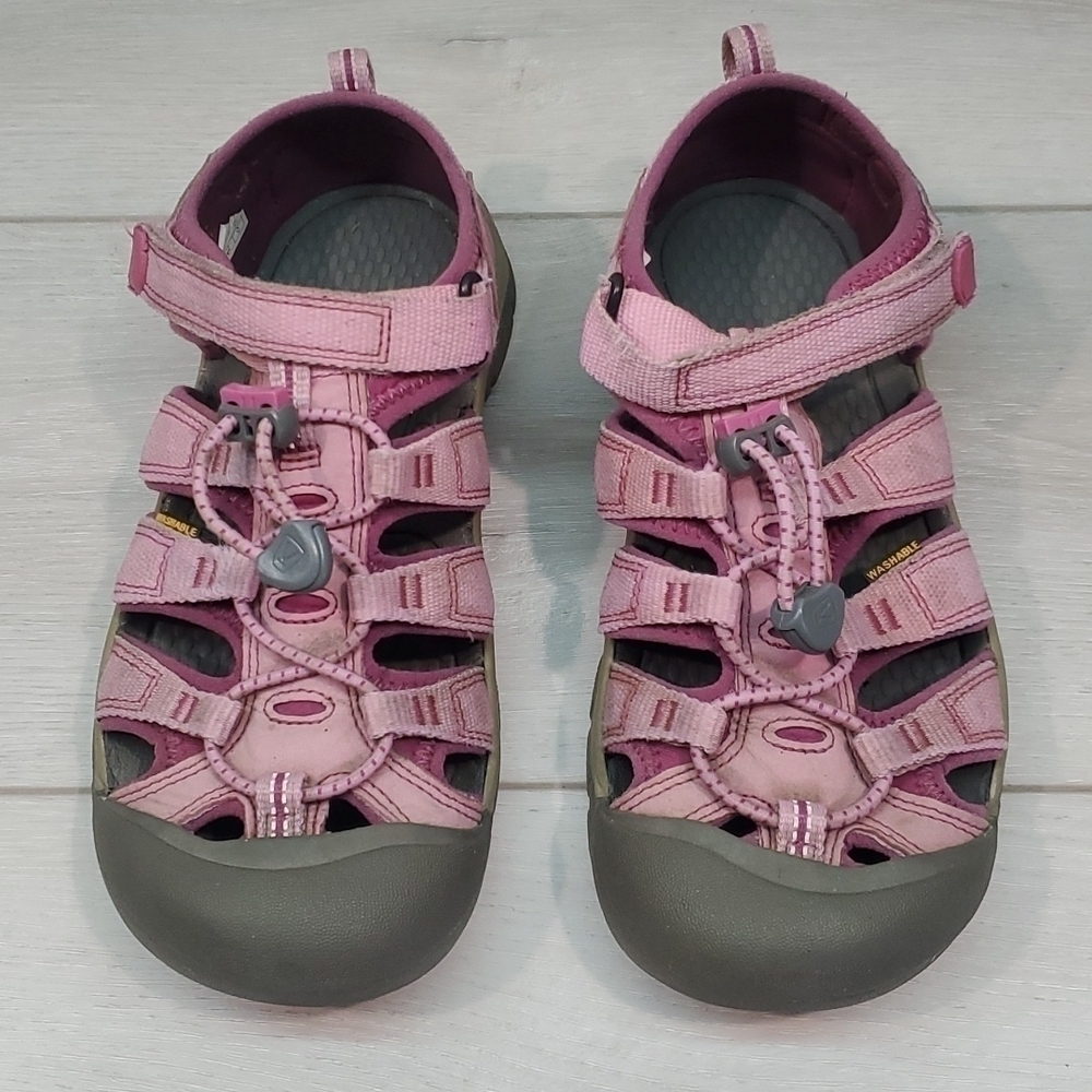 Keen Big Kids Girls Youth Outdoor Waterproof Hiking Sandals shoes sz 4 - Picture 3 of 11